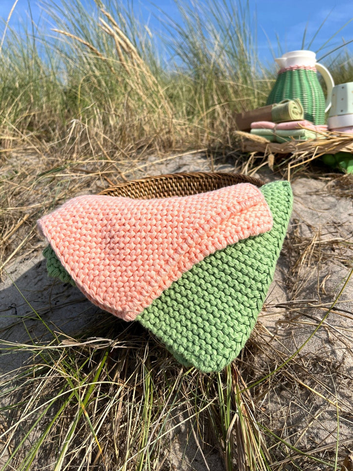 Støvet grønn - økologisk grytelapper - Many Colors