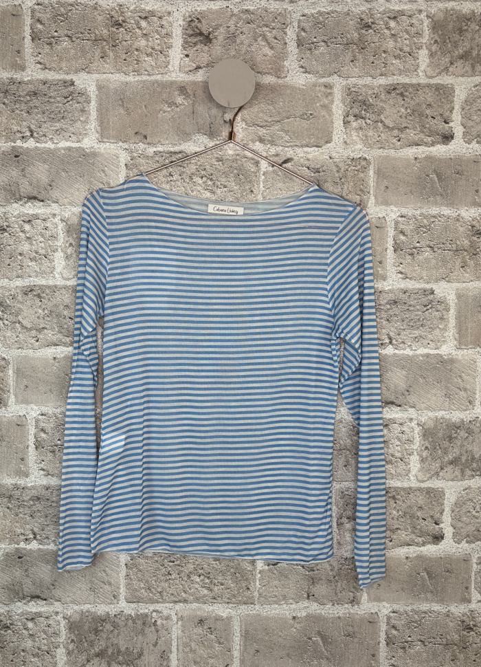 Stripete cash - lys blå - onesize - Many Colors