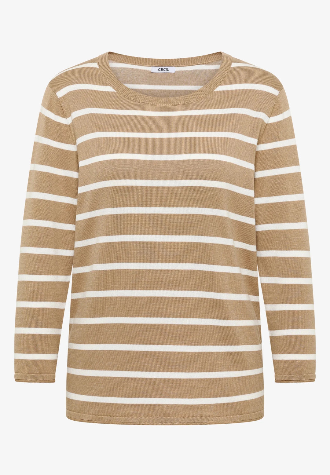 Stripete genser - golden camel - Many Colors