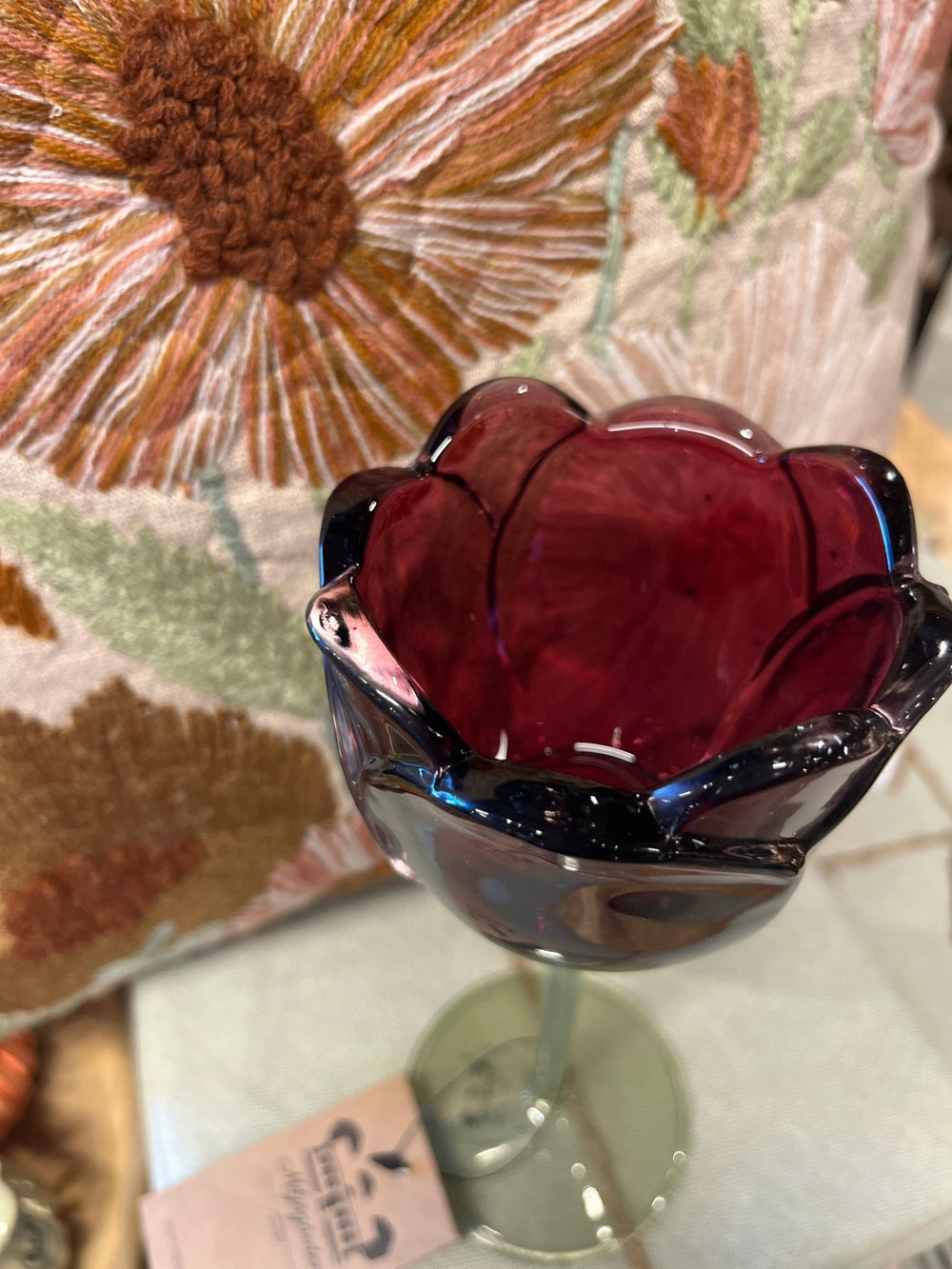 Telysholder tulipan - burgunder S - Many Colors