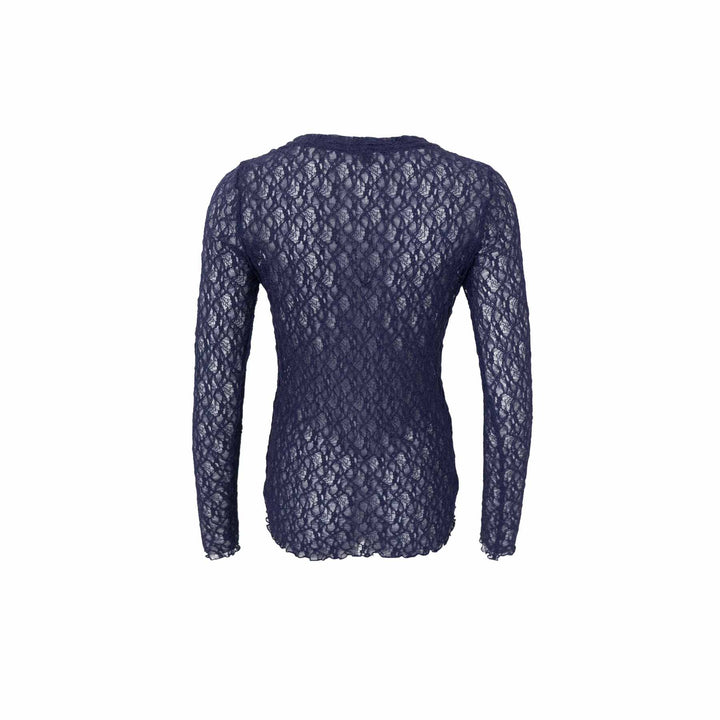 Cecily lace bluse - navy