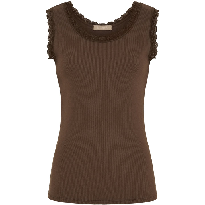 Angeline topp - brun