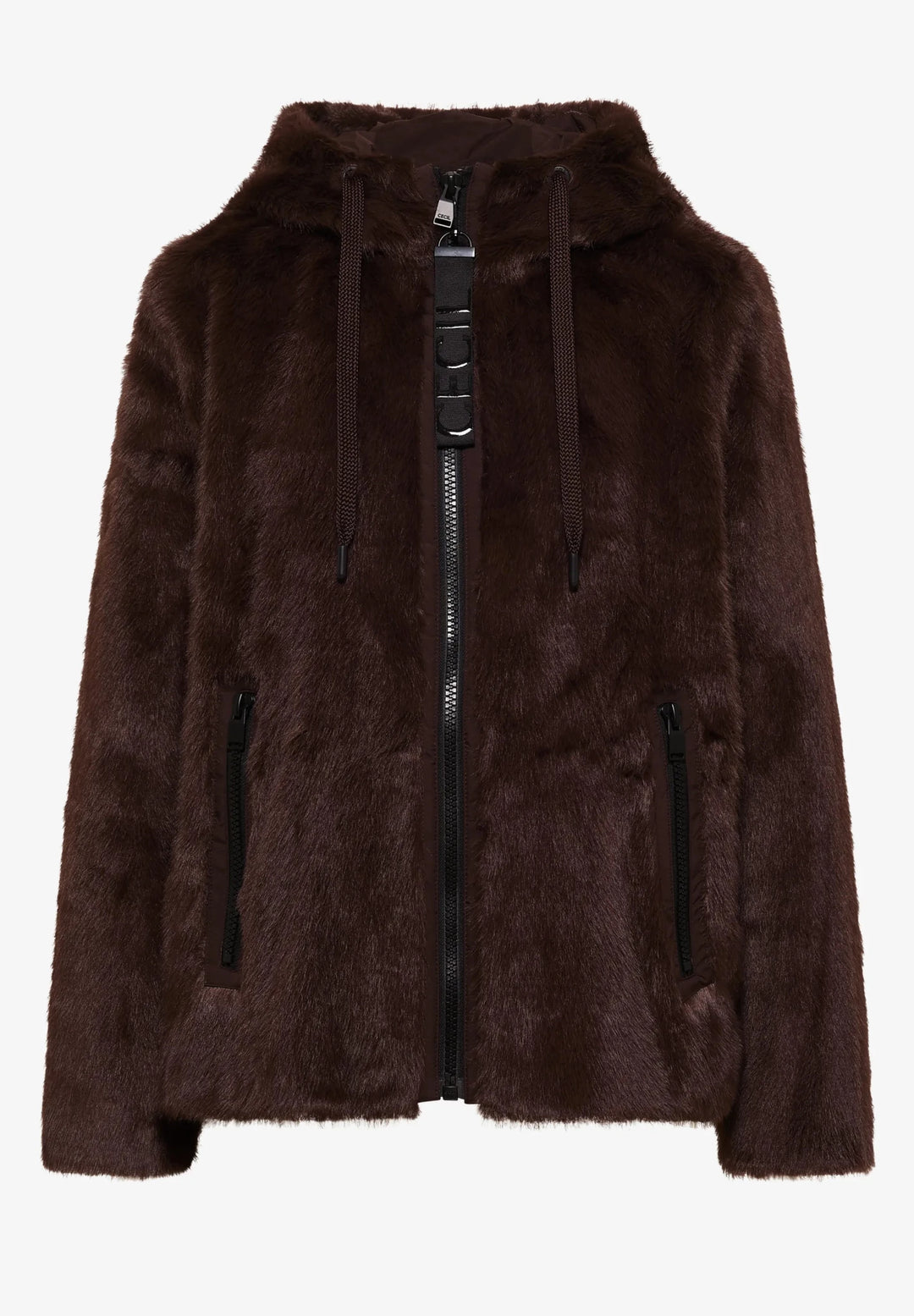 Tos fur matmix jacket - chocolate - Many Colors