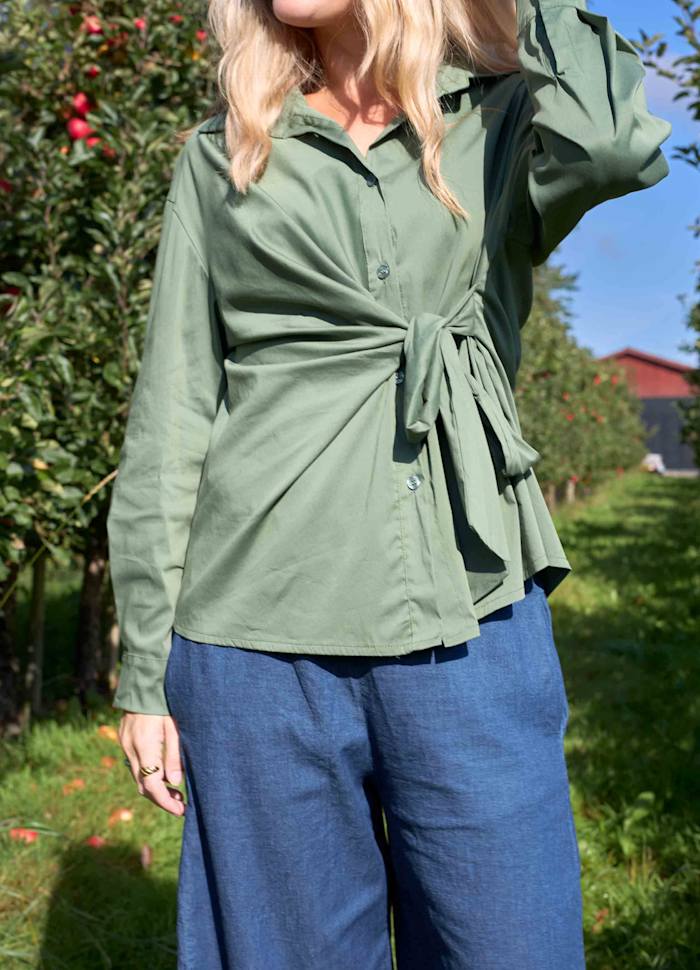 Silje skjorte - army
