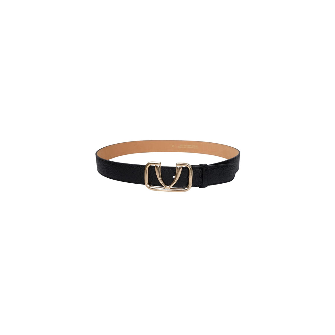 Uma belte - svart - 100% skinn - Many Colors