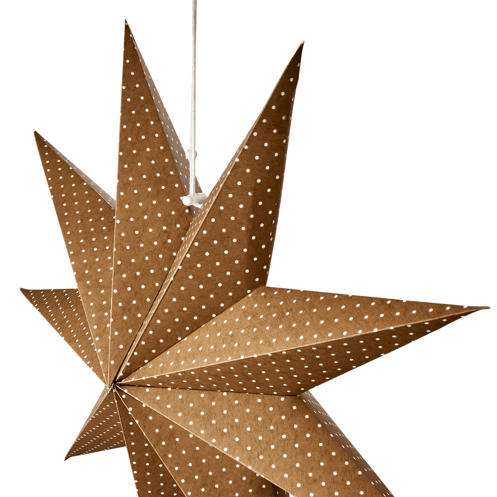 Uni stjerne L, Brun/hvit - Many Colors