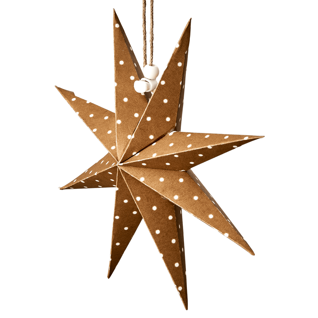 Uni stjerne S, Brun/hvit - Many Colors