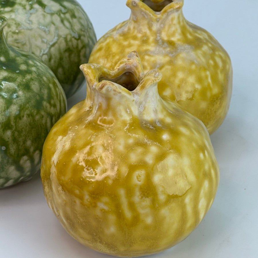 Vase granateple - gul - Many Colors