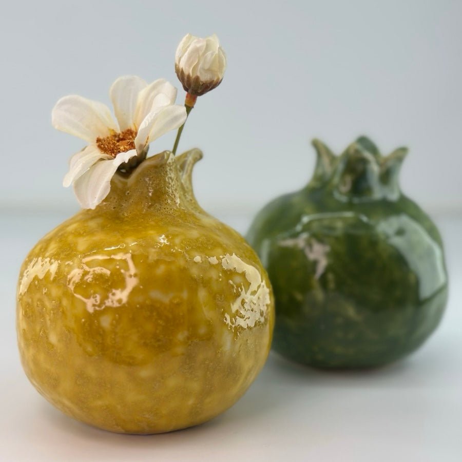 Vase granateple - gul - Many Colors