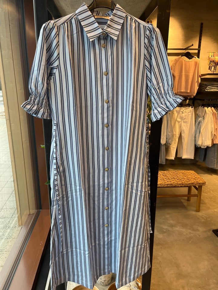 Vega kjole blå striper - Makeløs - Many Colors