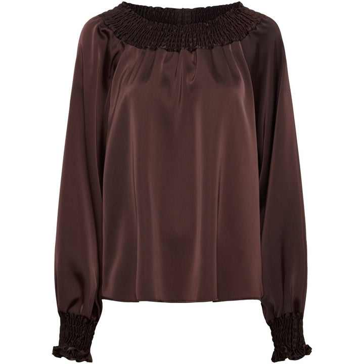 Verona bluse - coffee - onesize - Many Colors