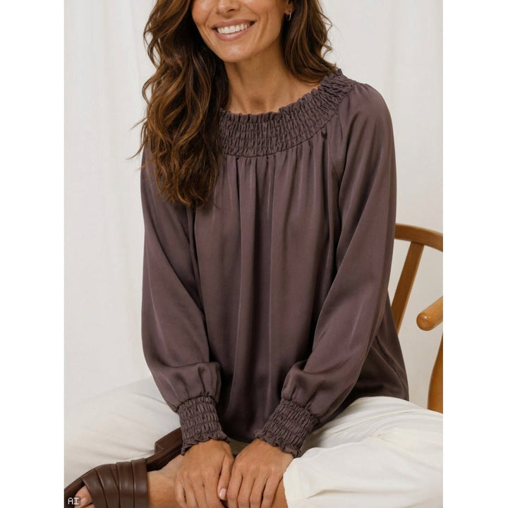 Verona bluse - coffee - onesize - Many Colors