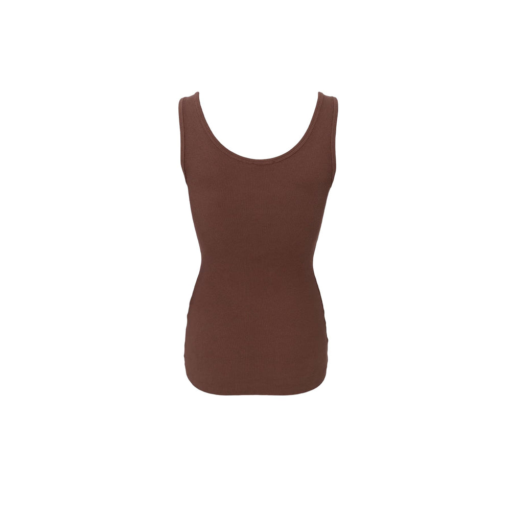 Vibs rib tank topp - espresso - Many Colors