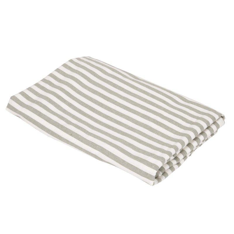 Vide duk 140x300 cm - lindgrønn striper - Many Colors