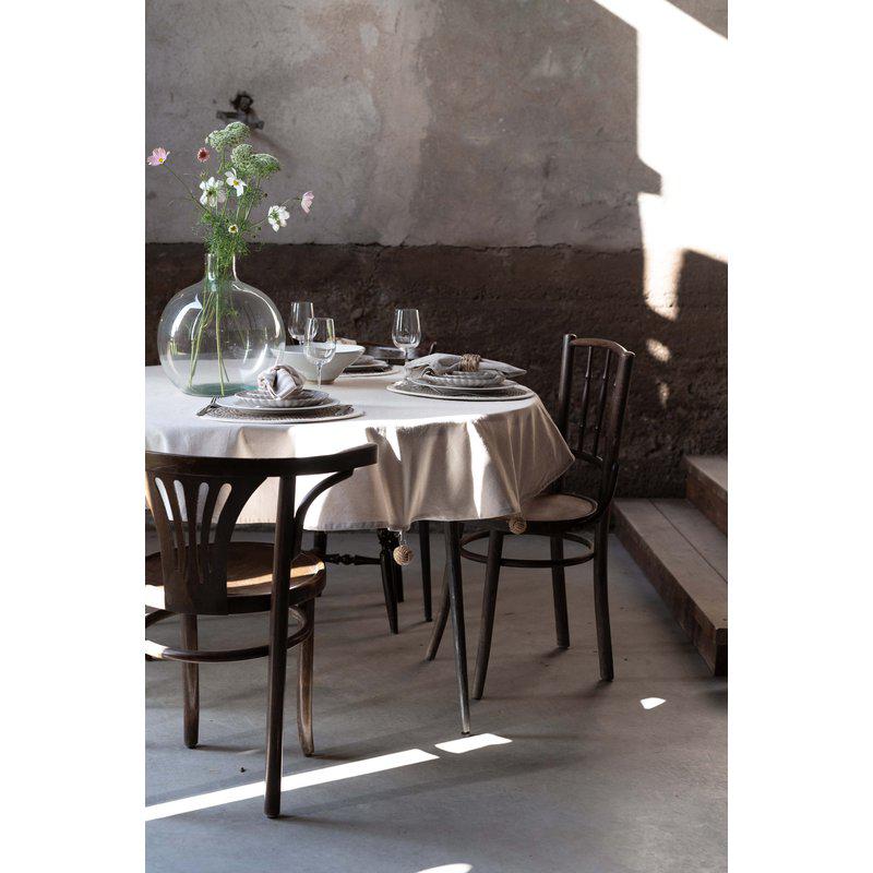 Vide rund duk - d160 cm - sand - Many Colors