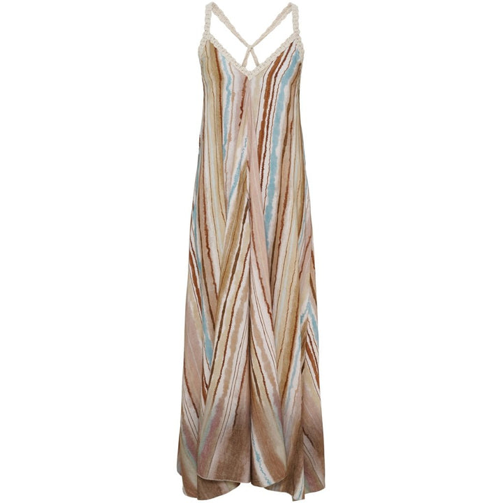 Violett kjole - beige - Many Colors