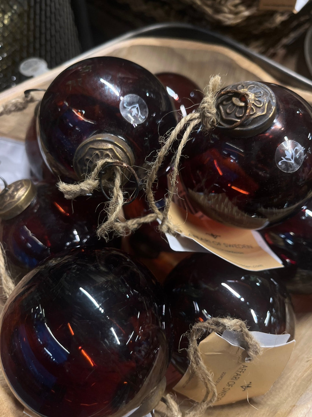 Winnie julekule, brun - Many Colors