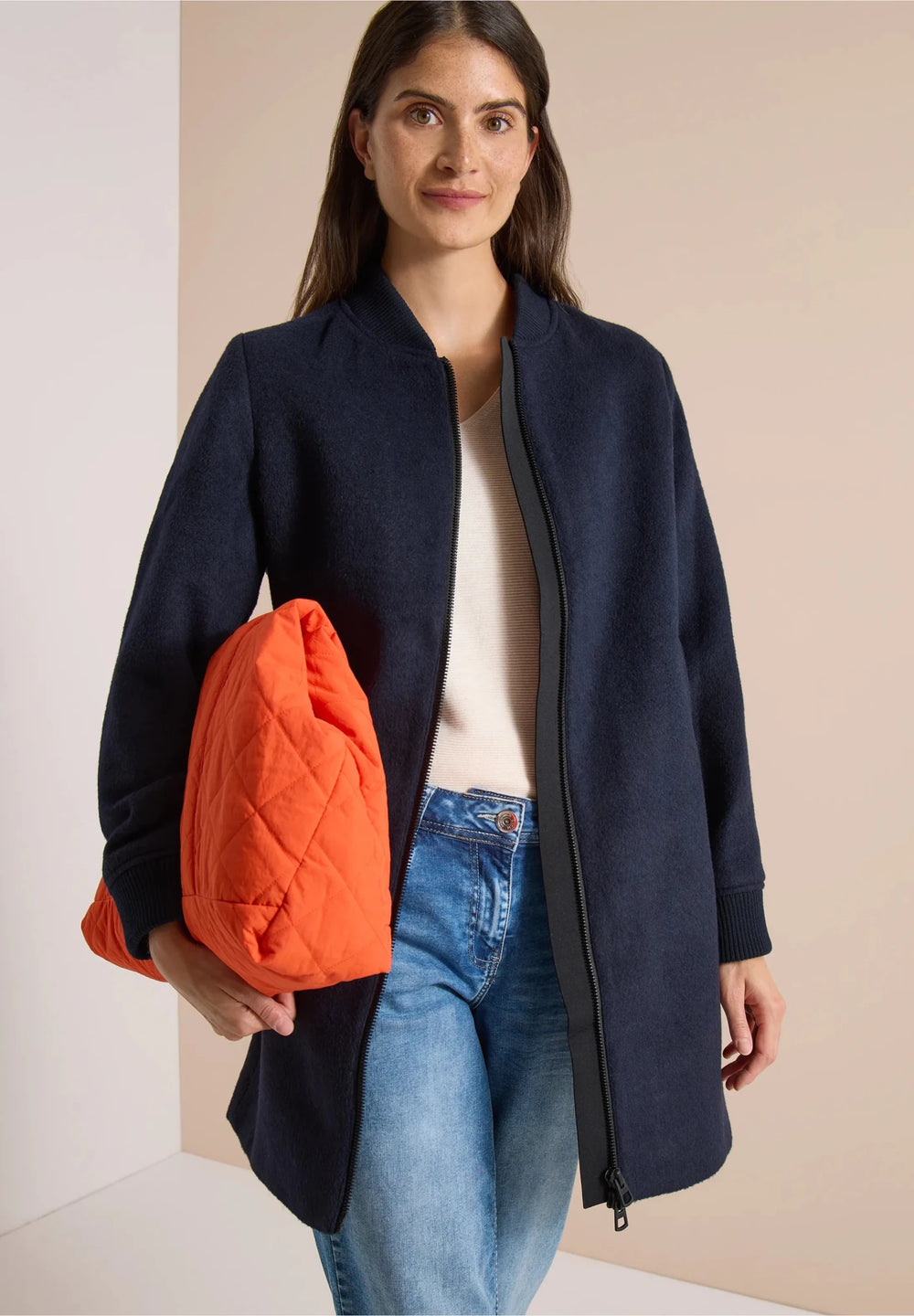 Wool blouson - dark navy - Many Colors