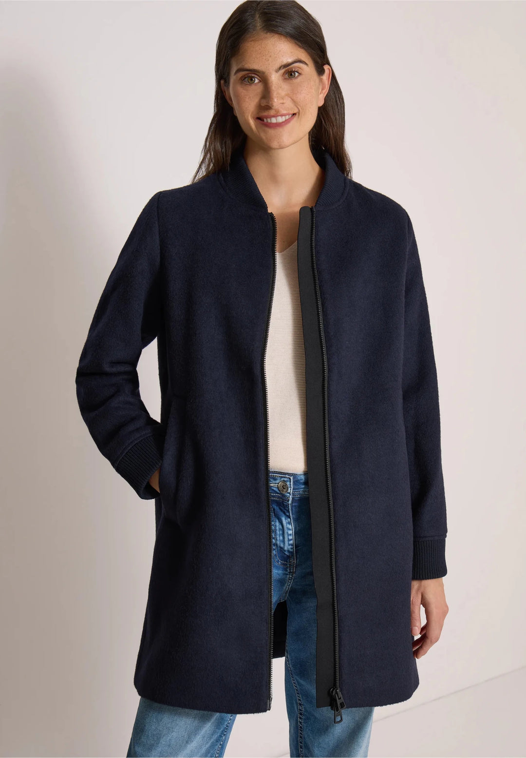 Wool blouson - dark navy - Many Colors