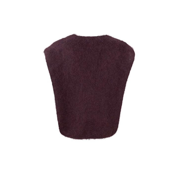 Bjoerk pullover vest - coffee
