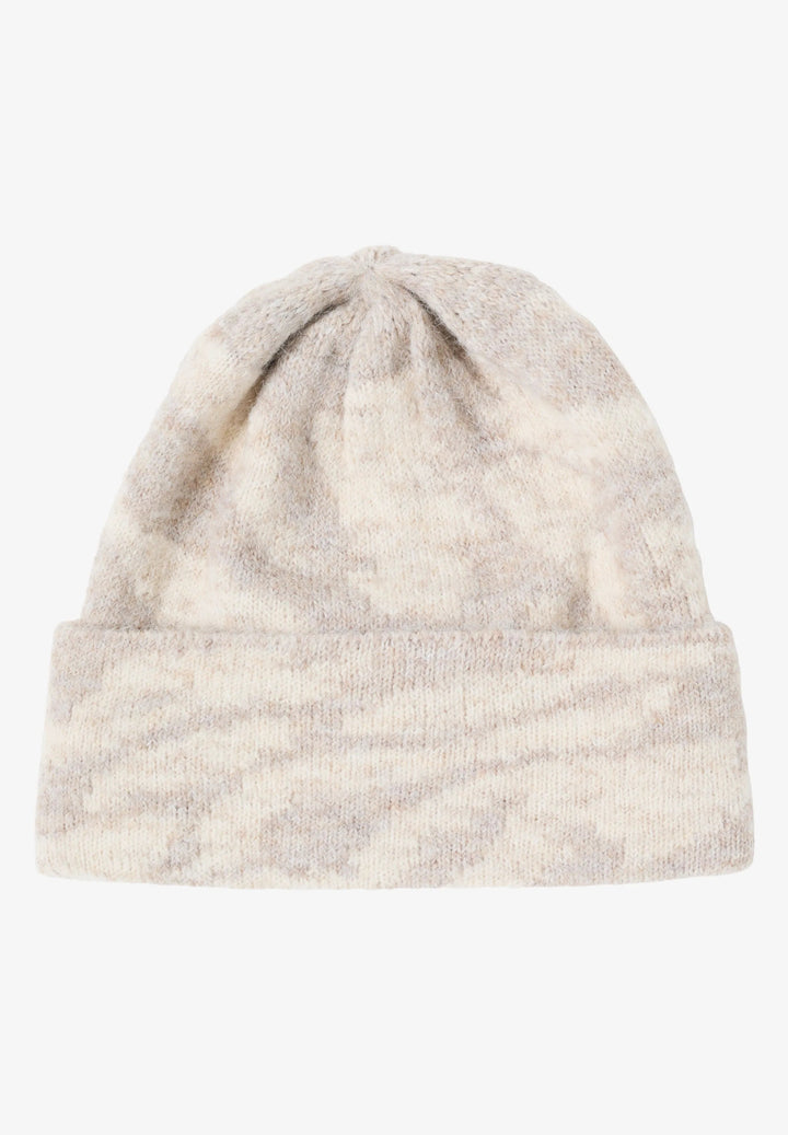 Zebra strikk lue - beige - Many Colors