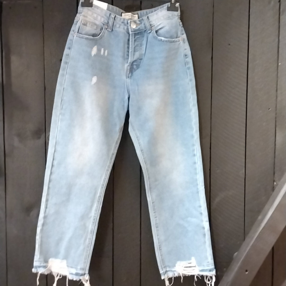 Bootcut jeans med frynser - Many Colors