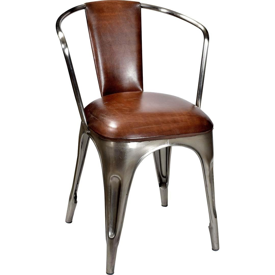 Many-Colors-Trademark-Spisebordstoler-og-loungestoler-Polstret-stol-shiny-og-brun